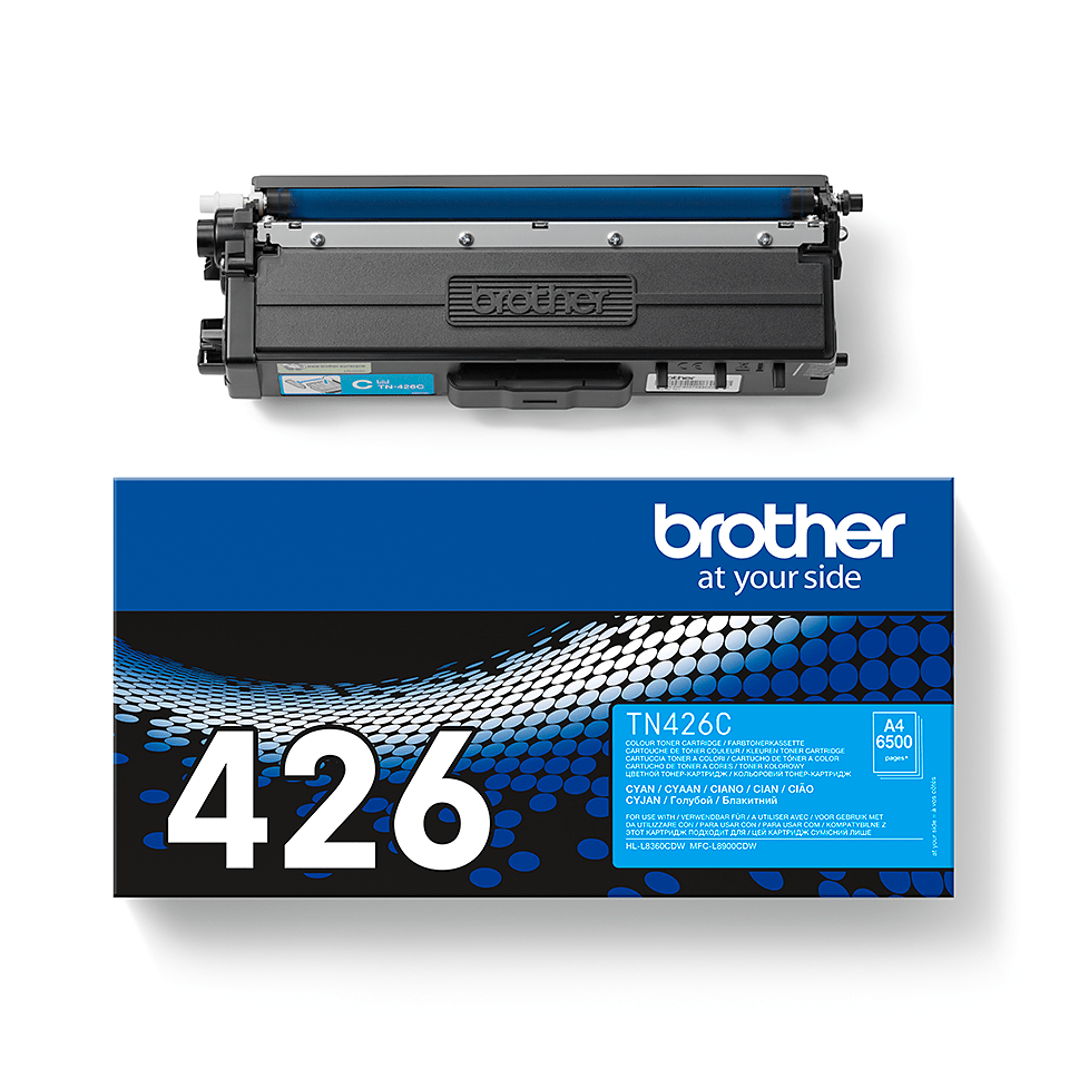Оригинална тонер касета Brother TN426C – син цвят 3